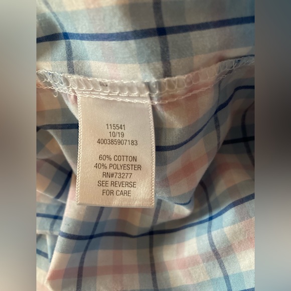 Croft & Barrow Plaid Button Down Long Sleeve Shirt - Picture 4 of 4